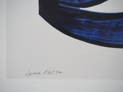 Pierre SOULAGES : Sérigraphie n°18 - Affiche originale signée Musée Soulages 2