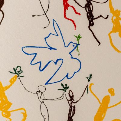 Pablo Picasso (after): Youth Circle - Signed lithograph 2