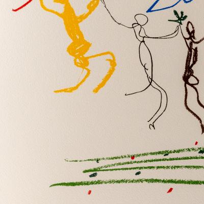 Pablo Picasso (after): Youth Circle - Signed lithograph 2