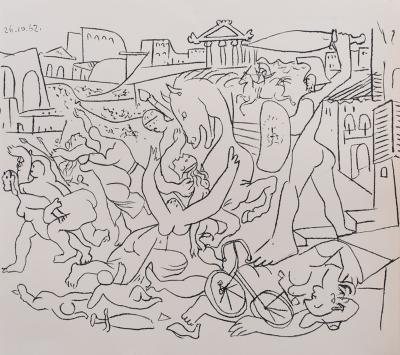 Pablo Picasso: The Rape of the Sabine Women - Lithograph 2