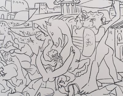 Pablo Picasso: The Rape of the Sabine Women - Lithograph 2