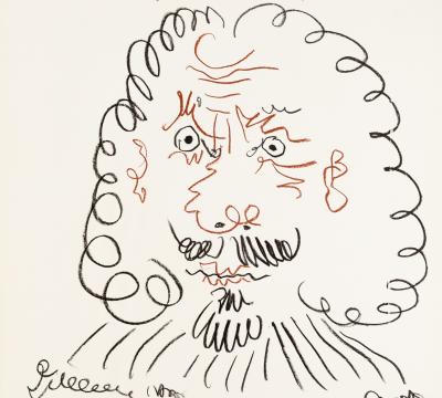 Pablo Picasso: The Gentleman - Original signed poster 2
