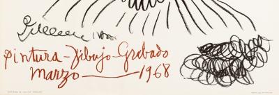 Pablo Picasso: The Gentleman - Original signed poster 2