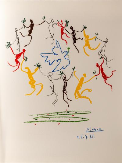 Pablo PICASSO (d’après) : Ronde de la jeunesse - Lithographie signée