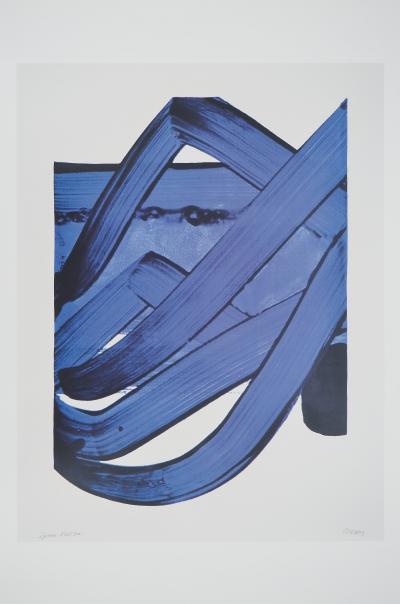 Pierre SOULAGES : Sérigraphie n°18 - Affiche originale signée Musée Soulages