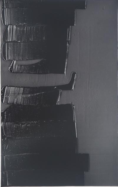 Pierre SOULAGES : Peinture 4 juillet 2021 - Affiche originale Musée Soulages 2