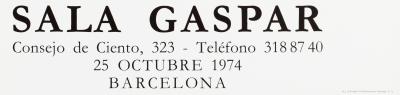 Pablo PICASSO : Exposition Sala Gaspar Barcelone - Affiche originale signée 2