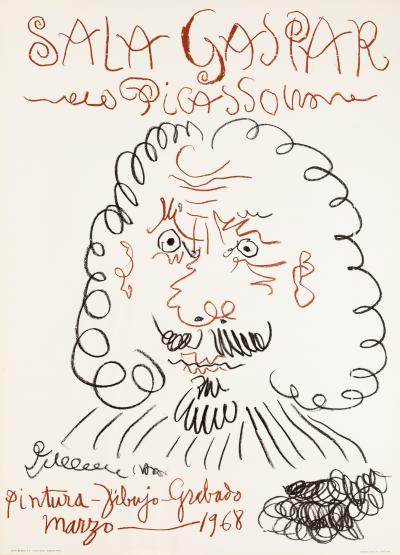 Pablo PICASSO : Le Gentilhomme - Affiche originale signée 2