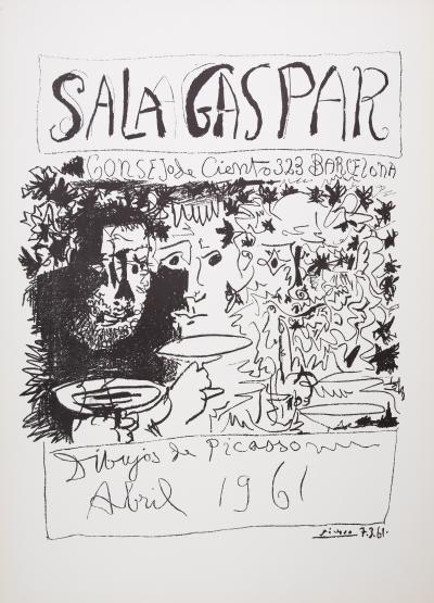 Pablo PICASSO : Exposition de dessins - Lithographie originale signée 2
