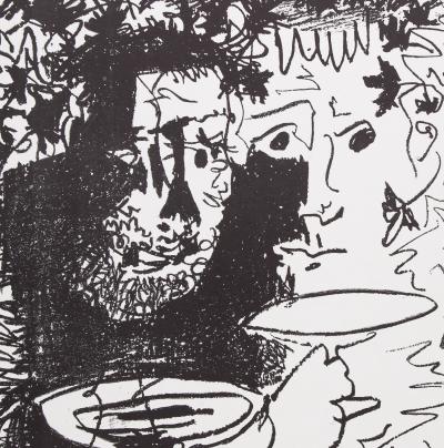 Pablo PICASSO : Exposition de dessins - Lithographie originale signée 2