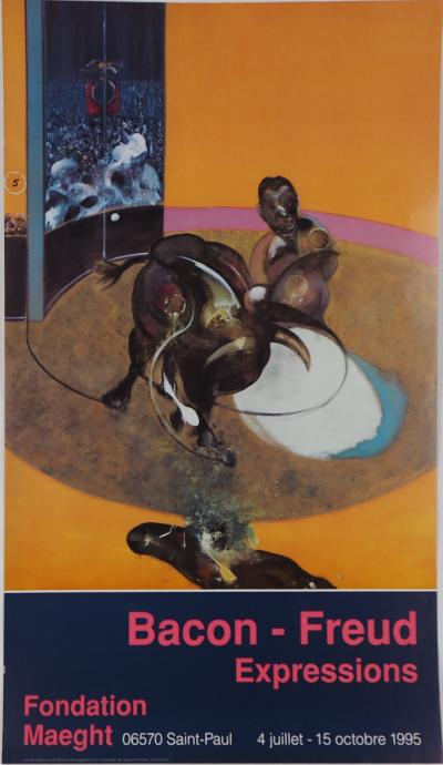 Francis BACON : Etude de corrida - Affiche originale 2