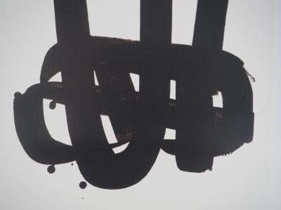 Pierre SOULAGES: Lithograph No. 29 - Original poster signed Soulages Museum 2