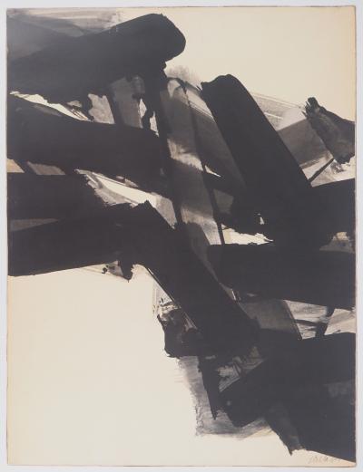 Pierre SOULAGES : Encre 1961 - Affiche originale signée Musée Soulages 2
