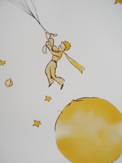 Antoine DE SAINT-EXUPERY : L'envol du Petit Prince et des oiseaux - Lithographie 2