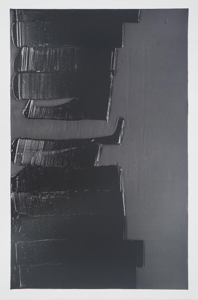 Pierre SOULAGES : Peinture 4 juillet 2021 - Affiche originale Musée Soulages