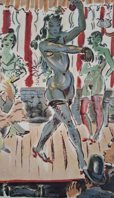 Roger Wild - La danse nu - Lithographie originale signée 2