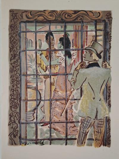 Roger Wild - La galerie du bal - Lithographie originale signée 2