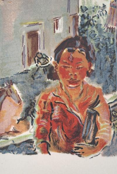 Roger Wild - Le théâtre - Lithographie originale signée 2