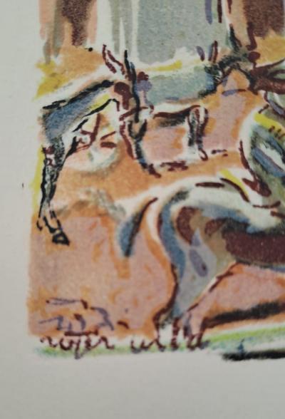 Roger Wild - Le théâtre - Lithographie originale signée 2