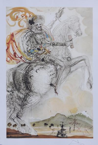 Salvador DALI (d’après) : Le Duc d’Orléans, Lithographie signée 2