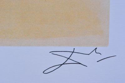 Salvador DALI (d’après) - Le cavalier Cosmique, Lithographie signée, 500ex 2