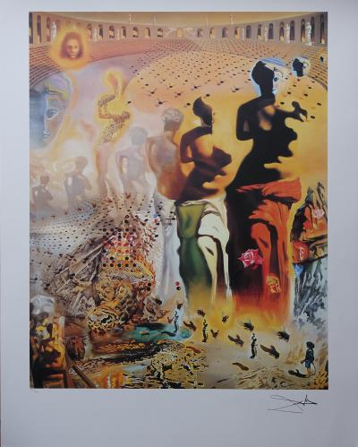 Salvador DALI (d’après) : Toréador hallucinogène, Lithographie signée, 500ex 2