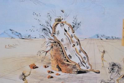 Salvador DALI (d’après) - Le cavalier Cosmique, Lithographie signée, 500ex 2