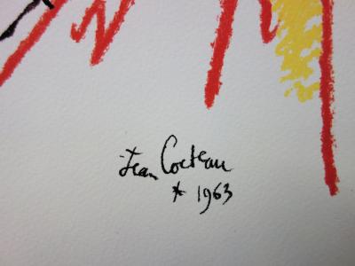 Jean COCTEAU : Toréador triomphant - Lithographie signée 2