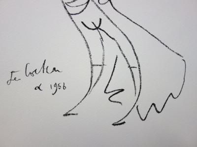 Jean COCTEAU : Elégant toreador cubiste - Lithographie signée 2