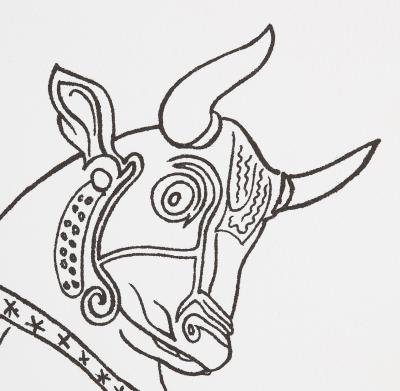 Jean COCTEAU : Taureau - Lithographie signée 2