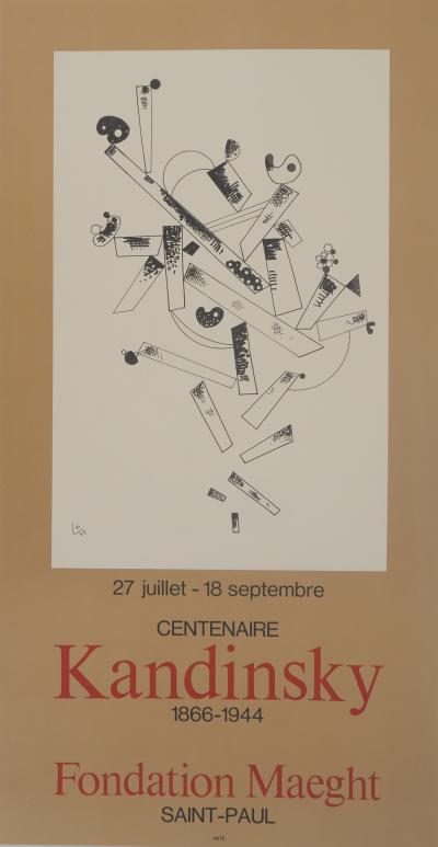 Wassily Kandinsky: Centenary 1966 - Color lithograph 2