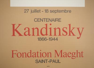 Wassily Kandinsky: Centenary 1966 - Color lithograph 2