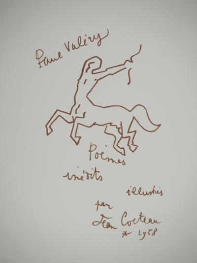 Jean COCTEAU : Le sagittaire - Lithographie signée 2