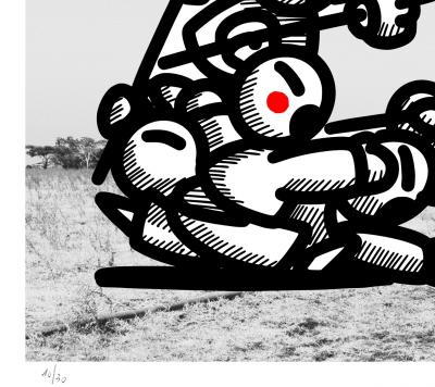 Melkio - Hunting - Original signed screenprint 2