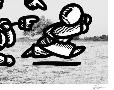 Melkio - Hunting - Original signed screenprint 2