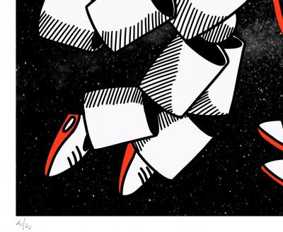 Melkio - Machines Need Love - Sérigraphie originale signée 2