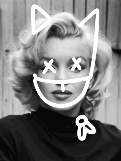 Melkio -Super Marilyn - Sérigraphie originale signée 2