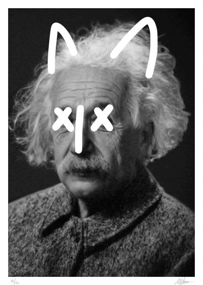 Melkio - Super Einstein - Sérigraphie originale signée
