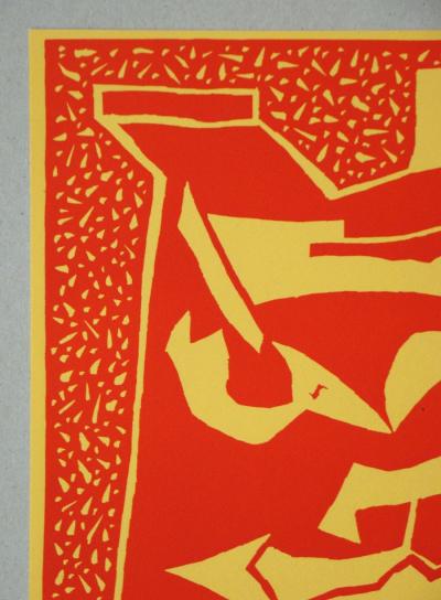 Alberto MAGNELLI (d’après) - Composition abstraite, 1959 - Bois gravé 2