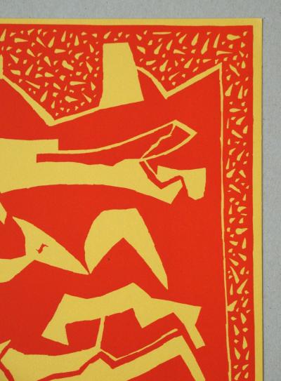 Alberto MAGNELLI (d’après) - Composition abstraite, 1959 - Bois gravé 2