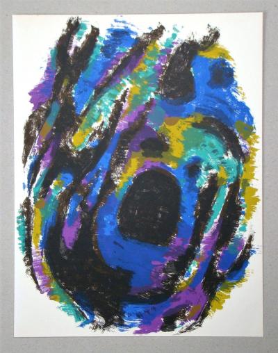 Alfred MANESSIER - Le Nid, 1960 - Lithographie originale 2