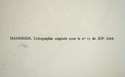 Alfred MANESSIER - Le Nid, 1960 - Lithographie originale 2