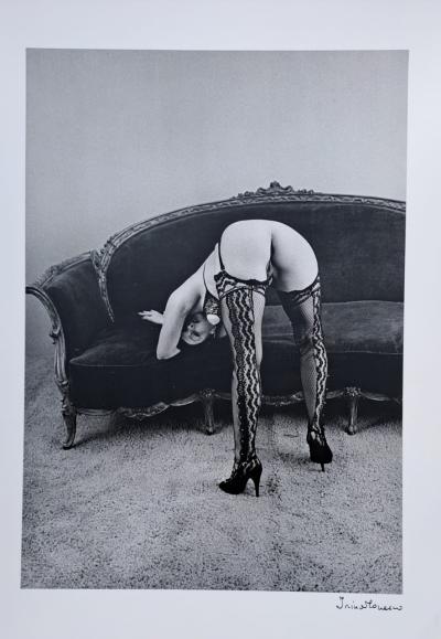 Irina Ionesco - Sans titre - Photolithographie en noir et blanc, signée