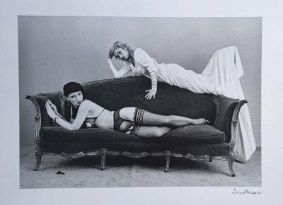 Irina Ionesco - Sans titre - Photolithographie en noir et blanc, signée