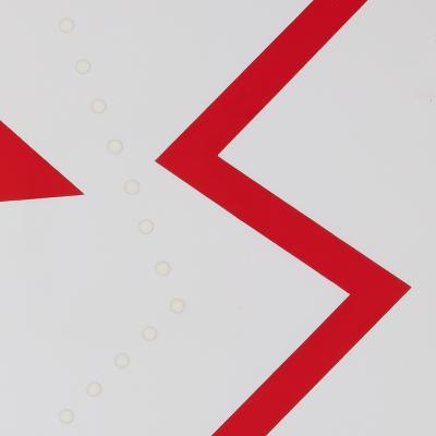 Lucio FONTANA : Concetto Spaziale Rosso - Affiche originale en sérigraphie signée 2