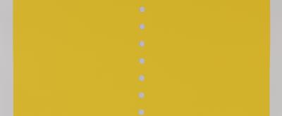 Lucio FONTANA : Concetto Spaziale Giallo - Affiche originale en sérigraphie 2