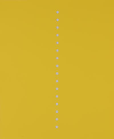 Lucio FONTANA : Concetto Spaziale Giallo - Affiche originale en sérigraphie 2