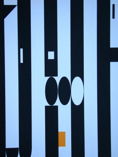 Yaacov AGAM - Composition cinetique, 1971 - Original screen print 2