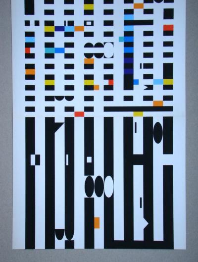 Yaacov AGAM - Composition cinétique, 1971 - Sérigraphie originale 2