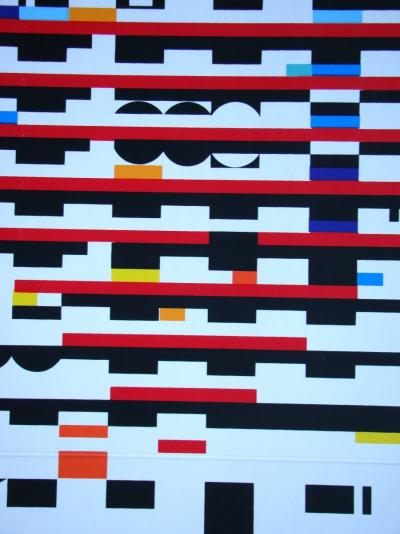 Yaacov AGAM - Composition cinétique, 1971 - Sérigraphie originale 2